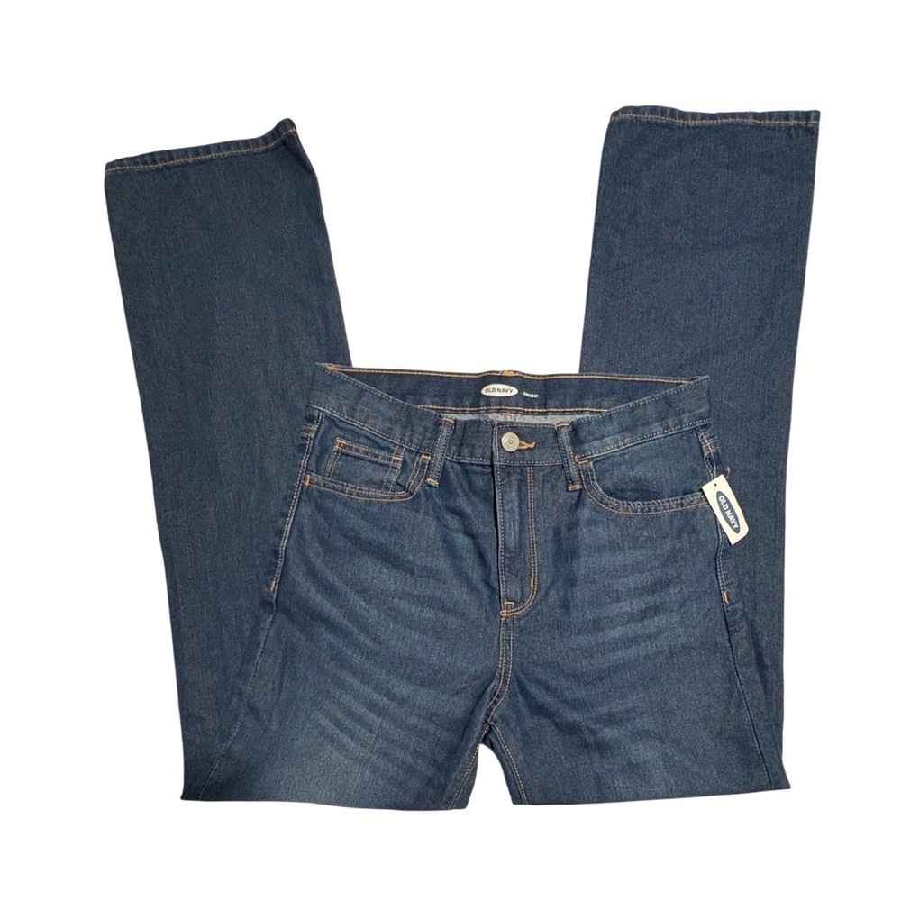 Old Navy Women Straight Leg Dark Wash Denim Jeans Size 0-2